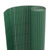 vidaXL Cerca de jardim dupla face verde 1,8x5 m PVC