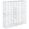 vidaXL Cesto gabi&atilde;o com cobertura 200x50x200 cm ferro galvanizado