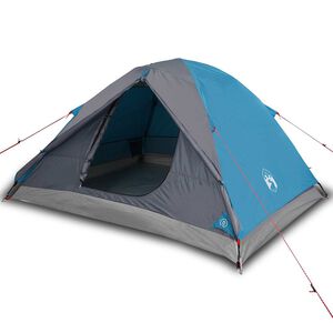 vidaXL Tenda de campismo c&uacute;pula para 3 pessoas imperme&aacute;vel azul