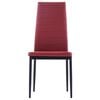 vidaXL Conjunto de jantar 7 pcs vermelho tinto