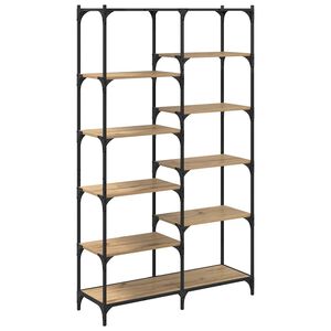 vidaXL Estante carvalho artisiano 100 x 32 x 170 cm Madeira processada