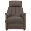 vidaXL Poltrona de massagens el&eacute;trica couro artificial cinzento