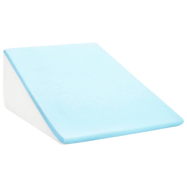 vidaXL Travesseiro para as Pernas Liso Branco 60 x 50 x 30 cm