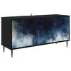 vidaXL Gabinete para TV RAALTE 102 x 33 x 51 cm Carvalho Preto