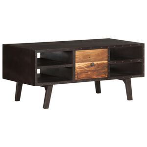 vidaXL Mesa de centro 100x50x45 cm madeira recuperada maci&ccedil;a