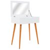 vidaXL Toucador com espelho MDF 60x40x75 cm