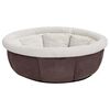 vidaXL Cama para c&atilde;es 59x59x24 cm castanho