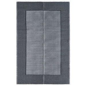 vidaXL Tapete de exterior 120x180 cm ARAKIL PP cinzento