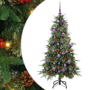 vidaXL &Aacute;rvore de Natal Articulada Artificial Verde 150 cm PE e PVC
