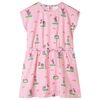 Vestido para crian&ccedil;a rosa-claro 128