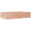 vidaXL Vaso/floreira de jardim 110x60x23 cm madeira de douglas maci&ccedil;a