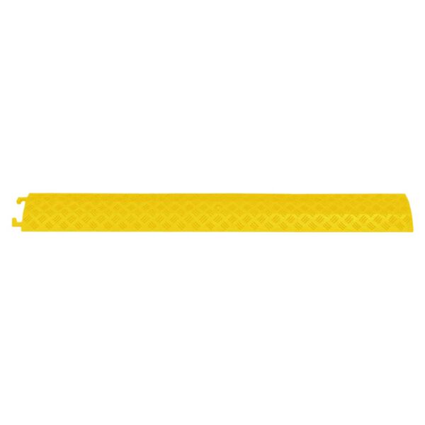vidaXL Rampas protetora de cabos 2 pcs 98,5 cm amarelo