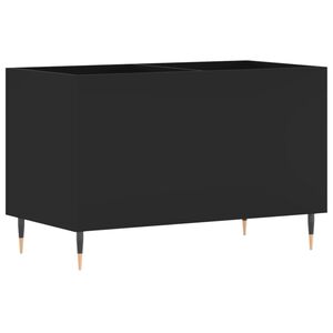 vidaXL Arm&aacute;rio para discos 74,5x38x48 cm derivados de madeira preto