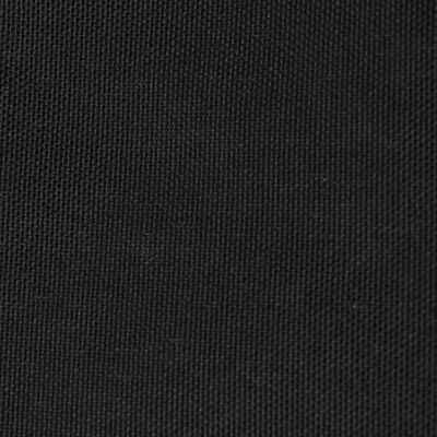 vidaXL Para-sol estilo vela tecido oxford triangular 4x5x5 m preto