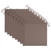 vidaXL Cadeiras de jardim com almofad&otilde;es 8 pcs ac&aacute;cia maci&ccedil;a