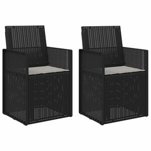 vidaXL Cadeiras de Jantar para Jardim 2 pcs Antracite e Cinzento-claro