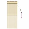 vidaXL Estores de rolo com cortinas Manual Natura 60 x 160 cm Bambu