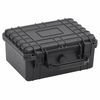 vidaXL Mala de viagem port&aacute;til 24x19x11 cm PP preto