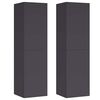 vidaXL M&oacute;veis de TV 2 pcs 30,5x30x110 cm derivados de madeira cinzento