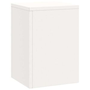 vidaXL Suporte para Plantas 3 pcs Branco A&ccedil;o