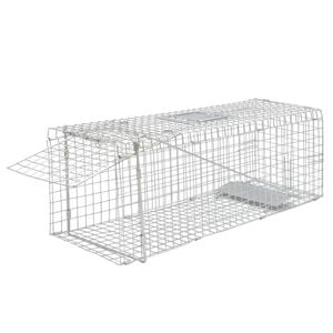 vidaXL Armadilha viva galvanizada 80 cm