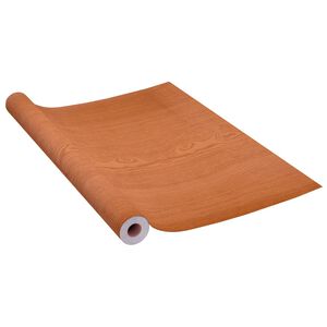 vidaXL Autocolante para m&oacute;veis 500x90 cm PVC cor carvalho