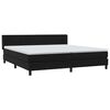 vidaXL Cama com molas colch&atilde;o 200x210 cm veludo preto