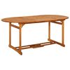 vidaXL Mesa de jantar p/ jardim 180x90x75 cm madeira de ac&aacute;cia maci&ccedil;a