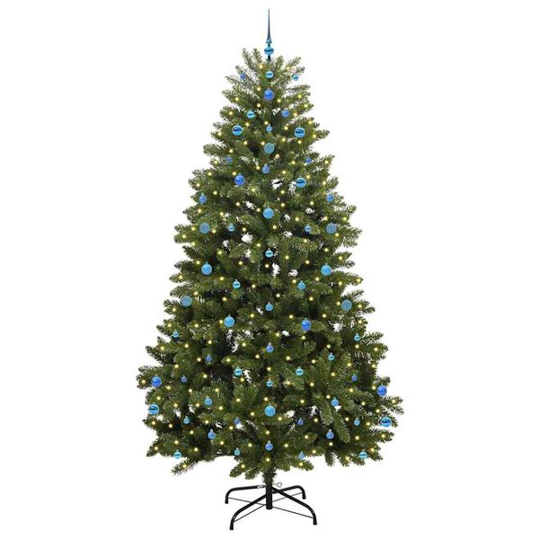 vidaXL &Aacute;rvore de Natal Artificial Verde 270 cm PVC e Metal