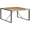 vidaXL Mesa de jantar 140x140x75 cm madeira de mangueira &aacute;spera