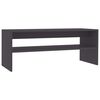 vidaXL Mesa de centro 100x40x40 cm contraplacado cinzento