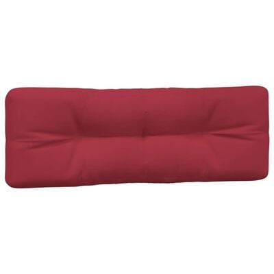 vidaXL Almofadões para sofás de paletes 5 pcs vermelho tinto