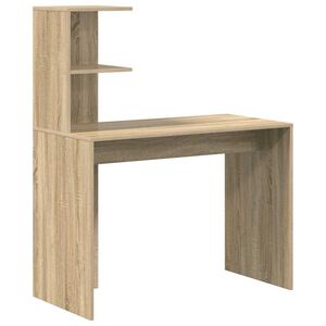 vidaXL Mesa Carvalho Sonoma 102 x 50 x 124 cm Derivados de Madeira