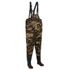 vidaXL Cal&ccedil;as de pesca com botas Tamanho 46 Camuflagem