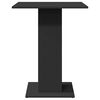 vidaXL Mesa de bistrô 60x60x75cm derivados de madeira preto