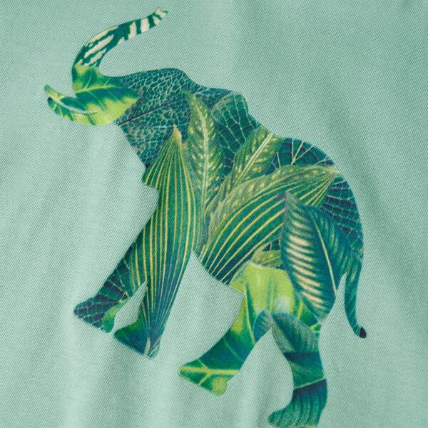 T-shirt para crian&ccedil;a caqui-claro 140