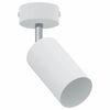 vidaXL Foco de teto com holofotes Branco 6 x 6 x 16 cm Metal
