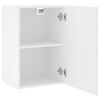 vidaXL M&oacute;veis parede p/ TV 2pcs 40,5x30x60 cm derivados madeira branco
