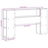 vidaXL Cabeceira com arruma&ccedil;&atilde;o 160 cm pinho maci&ccedil;o castanho-mel