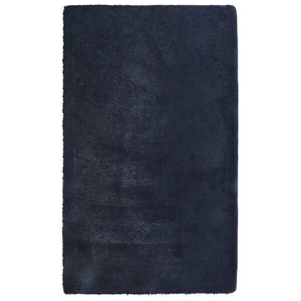 vidaXL Tapete shaggy de pelo alto NAVARRA 60x100 cm azul-marinho