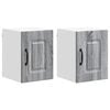 vidaXL Painel de lava-lou&ccedil;a Kalmar 2 pcs Cinza Sonoma 30 x 31 x 40 cm
