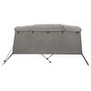 vidaXL Toldo de 4 arcos Bimini c/ paredes laterais 243x(230-244)x137cm