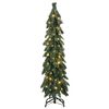 vidaXL &Aacute;rvore de Natal artificial pr&eacute;-iluminada + 60 luzes LED 120 cm