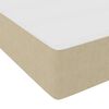vidaXL Cama Box Cinza Claro e Branco 90 x 190 cm