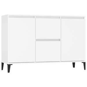 vidaXL Aparador 102x35x70 cm derivados de madeira branco