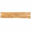 vidaXL Tampo de mesa c/ borda viva 160x40x2,5 cm mangueira maci&ccedil;a