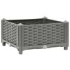vidaXL Canteiro elevado 40x40x23 cm polipropileno