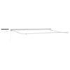 vidaXL Toldo Retr&aacute;til El&eacute;trico Branco 4 x 2 m