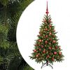 vidaXL &Aacute;rvore de Natal artificial com bolas 120 cm 150 LED