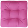 vidaXL Almofad&atilde;o sof&aacute; de paletes 50x50x12 cm tecido rosa